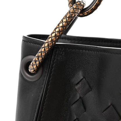 Bottega Veneta Nappa Intrecciato Fringe Brio Loop Hobo Black 12 of 14