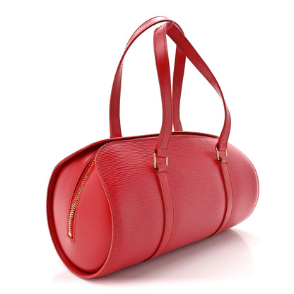 Louis Vuitton Epi Soufflot Castillan Red 4 of 15