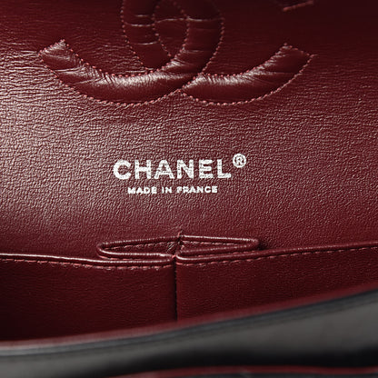 Chanel Lambskin Quilted Medium Double Flap Black 6 of 14