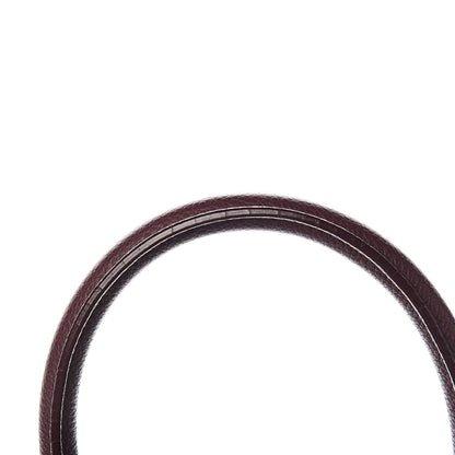 Saint Laurent Grained Calfskin Small Classic Sac De Jour Bordeaux 12 of 17