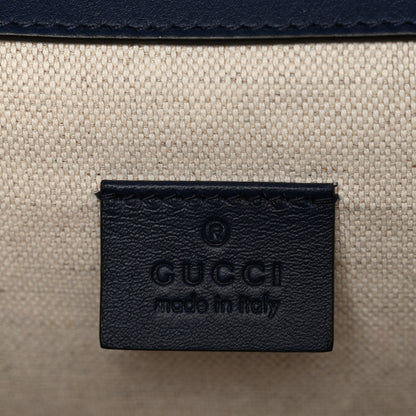 Gucci Calfskin Bee Embroidered Medium Dionysus Shoulder Bag White Blue Hibiscus Red 7 of 12
