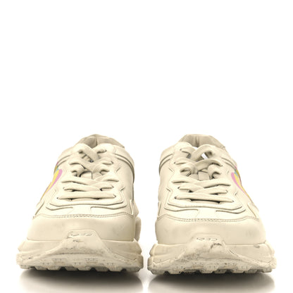 Gucci Calfskin Heart Rhyton Sneakers 39.5 Ivory 3 of 10