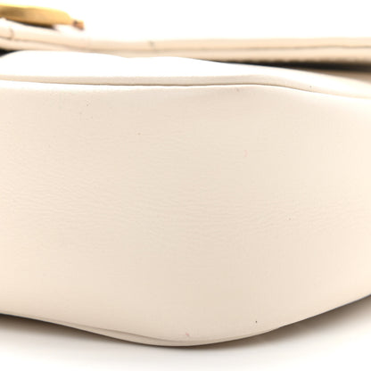 Gucci Calfskin Matelasse Super Mini GG Marmont Shoulder Bag White 10 of 10