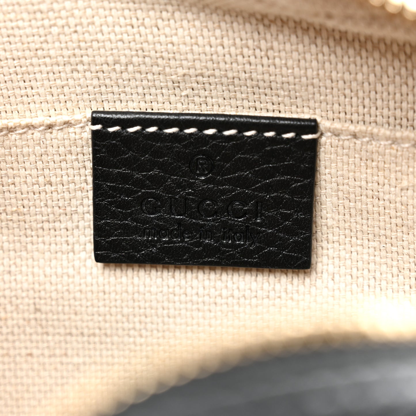 Pebbled Calfskin Small Soho Disco Bag Black