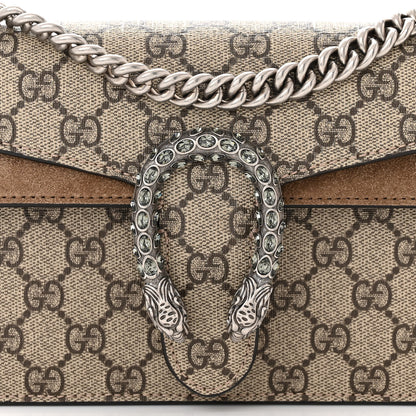 Gucci GG Supreme Monogram Small Dionysus Shoulder Bag Taupe 7 of 10