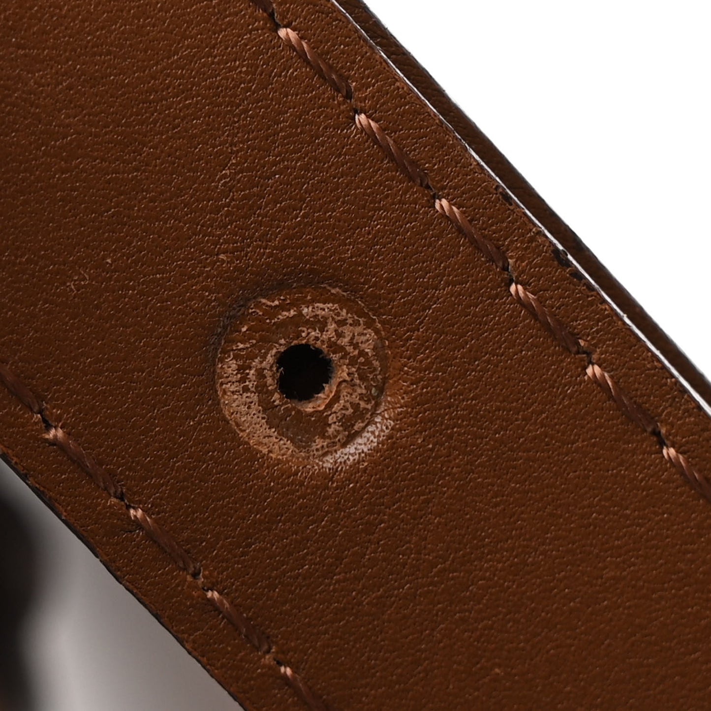 Calfskin Country Chic Stitched Hobo Grey