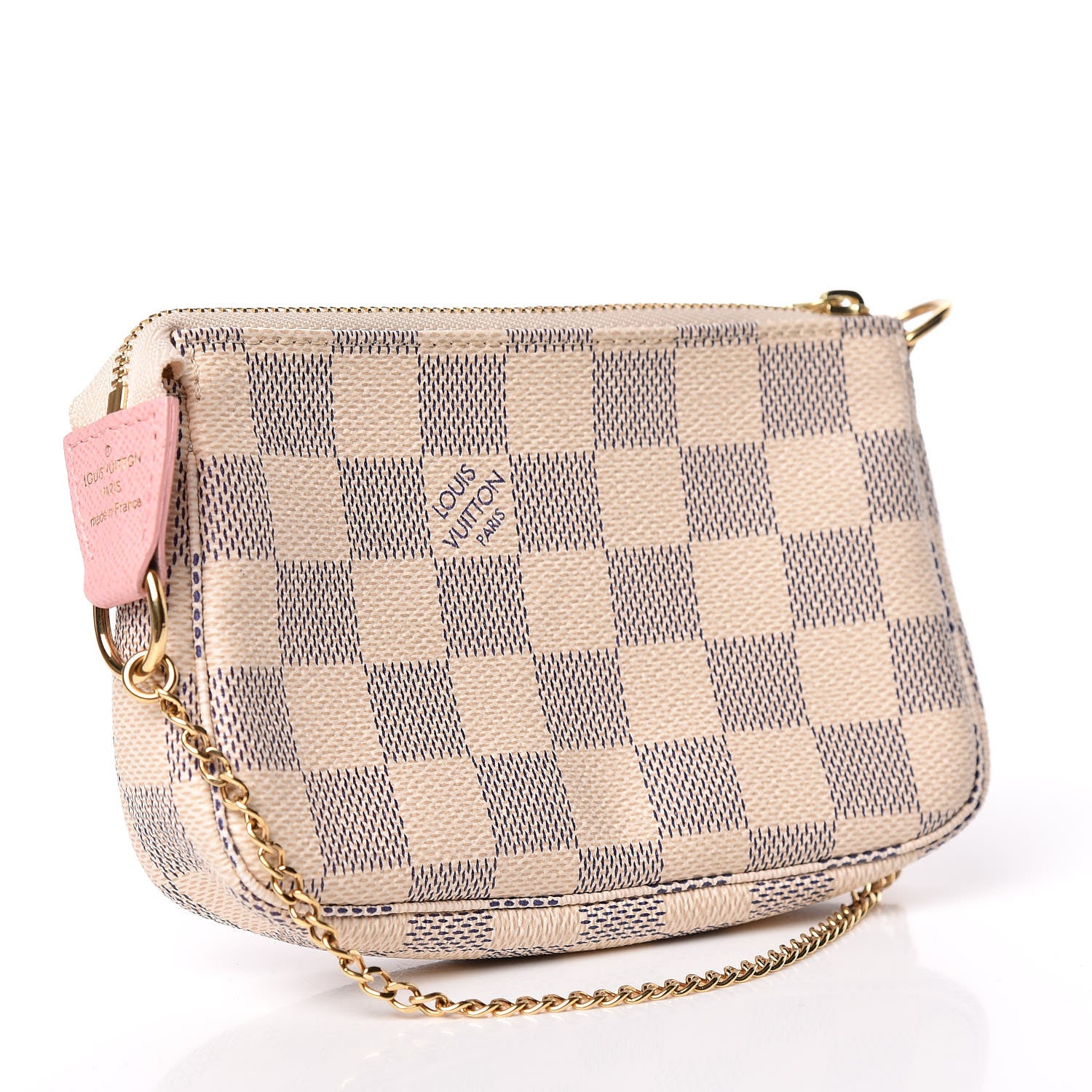 Louis Vuitton Damier Azur 2018 Christmas Animation Mini Pochette Accessories 3 of 9