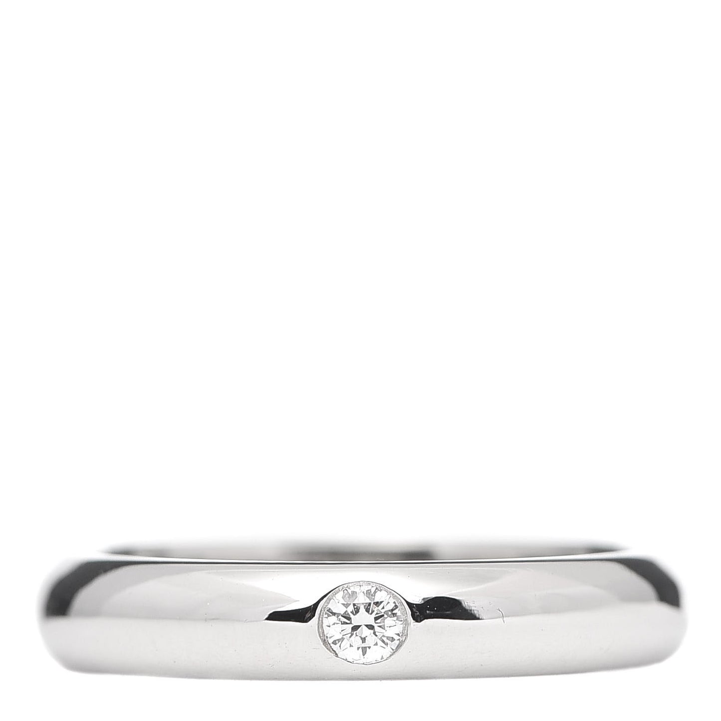 Platinum Diamond 3.5mm 1895 Wedding Band Ring 50 5.25