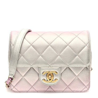 Chanel Metallic Lambskin Like A Wallet Flap Golden Pink 1 of 11
