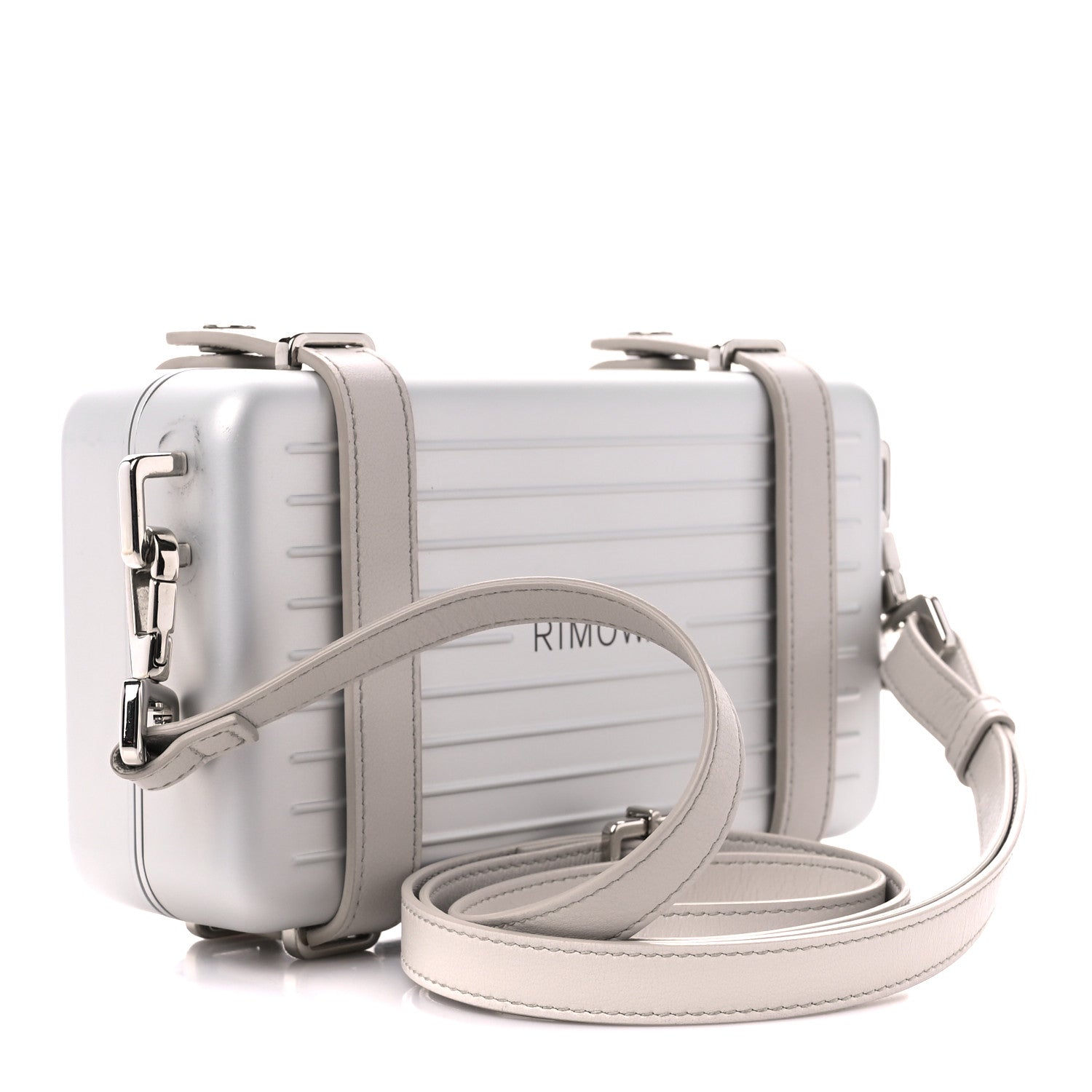 Christian Dior X RIMOWA Aluminum Personal Clutch On Strap Silver 3 of 13