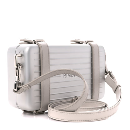 Christian Dior X RIMOWA Aluminum Personal Clutch On Strap Silver 3 of 13