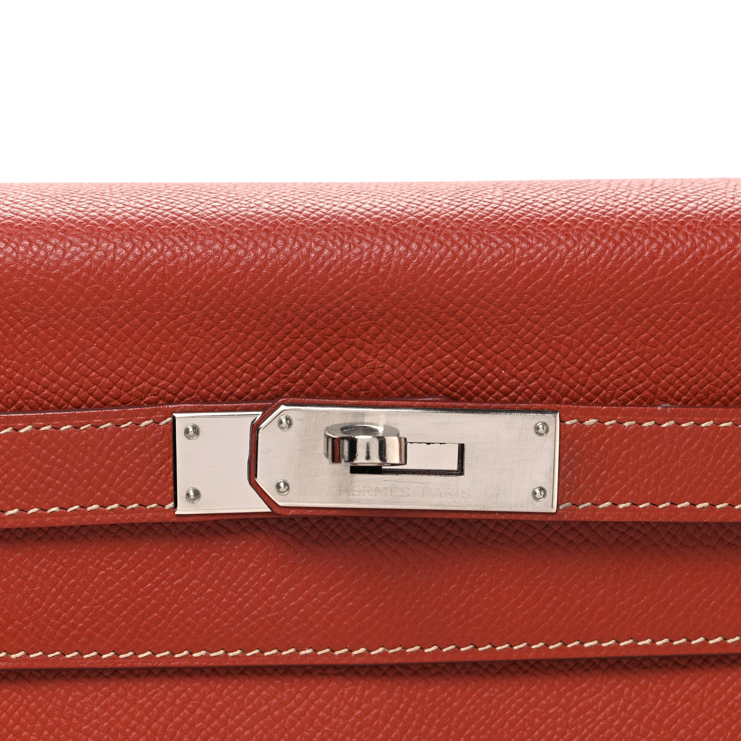 Hermes Epsom Candy Kelly Retourne 32 Brique Orange 8 of 11