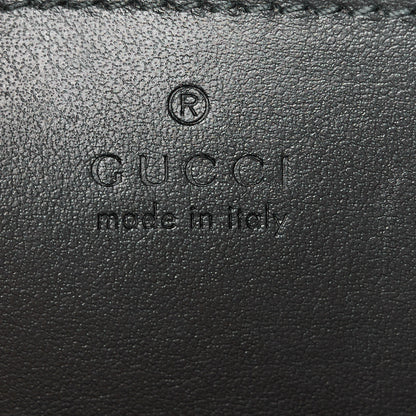 Gucci Calfskin GG Matelasse Shoulder Bag Black Natural 6 of 11