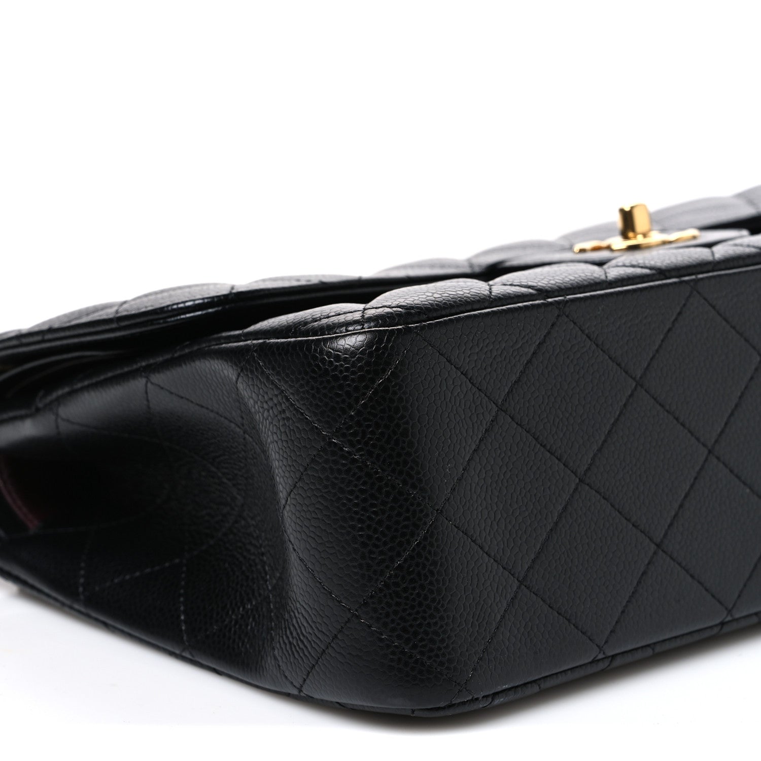 Chanel Caviar Quilted Jumbo Double Flap Black 9 of 11