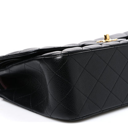 Chanel Caviar Quilted Jumbo Double Flap Black 9 of 11