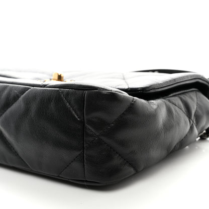 Chanel Goatskin Quilted Medium Chanel 19 Flap Black 10 of 10