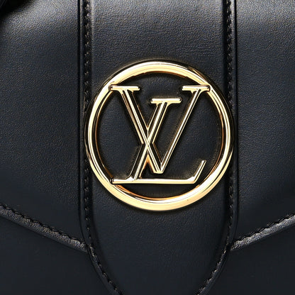 Louis Vuitton Smooth Calfskin LV Pont 9 Black 9 of 14