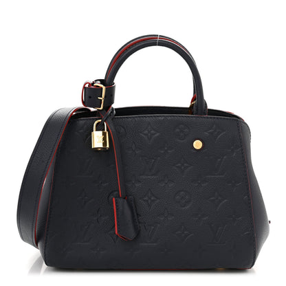 Louis Vuitton Empreinte Montaigne BB Marine Rouge 1 of 12