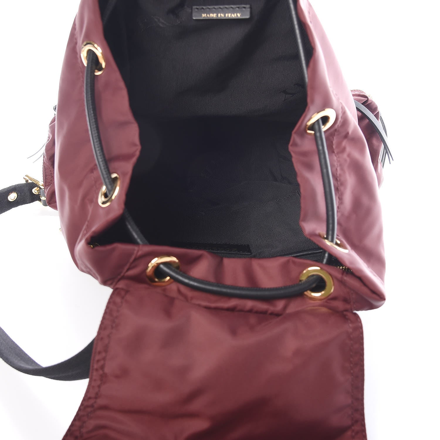Burberry Nylon Medium Rucksack Backpack Burgundy Red 5 of 9