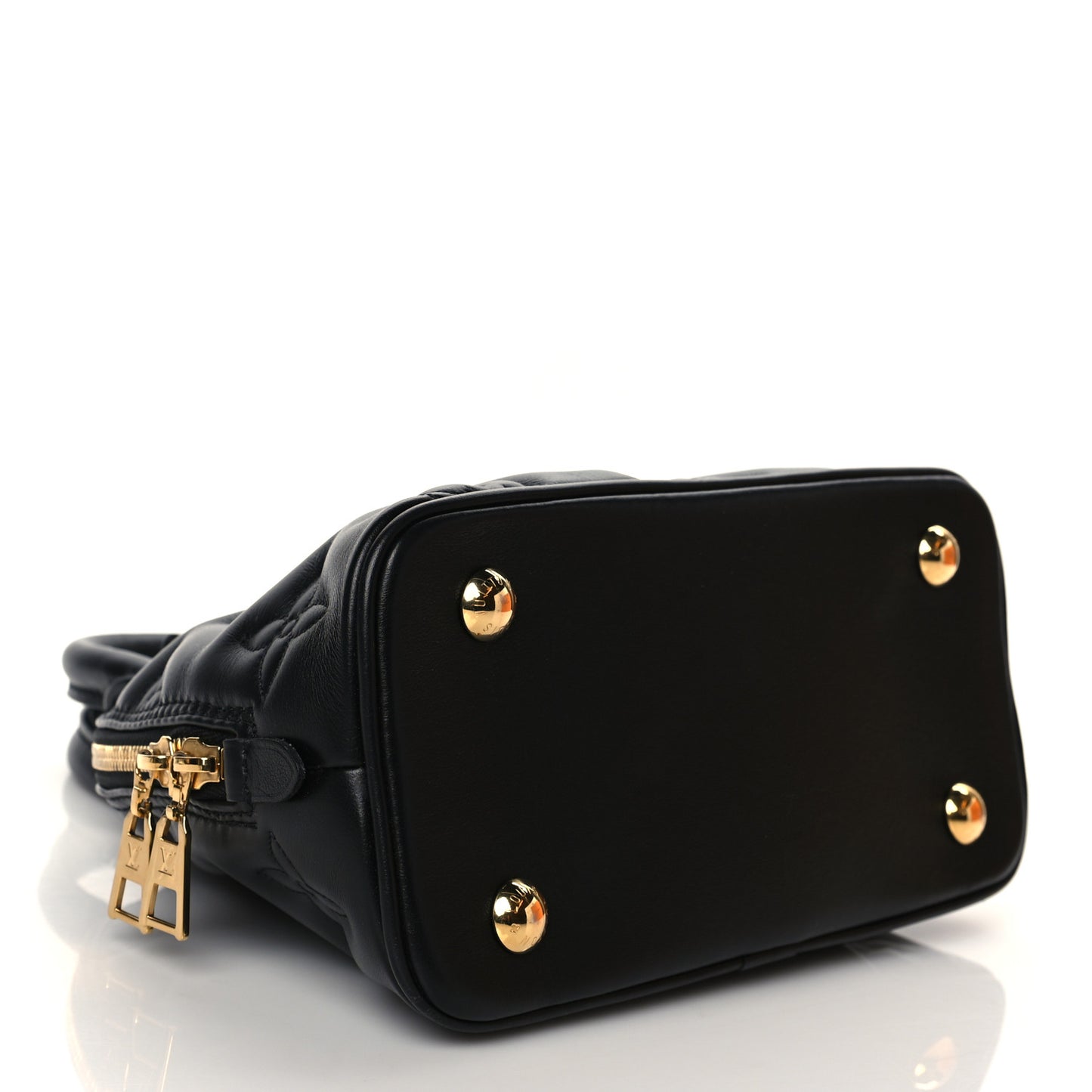 Calfskin Bubblegram Alma BB Black
