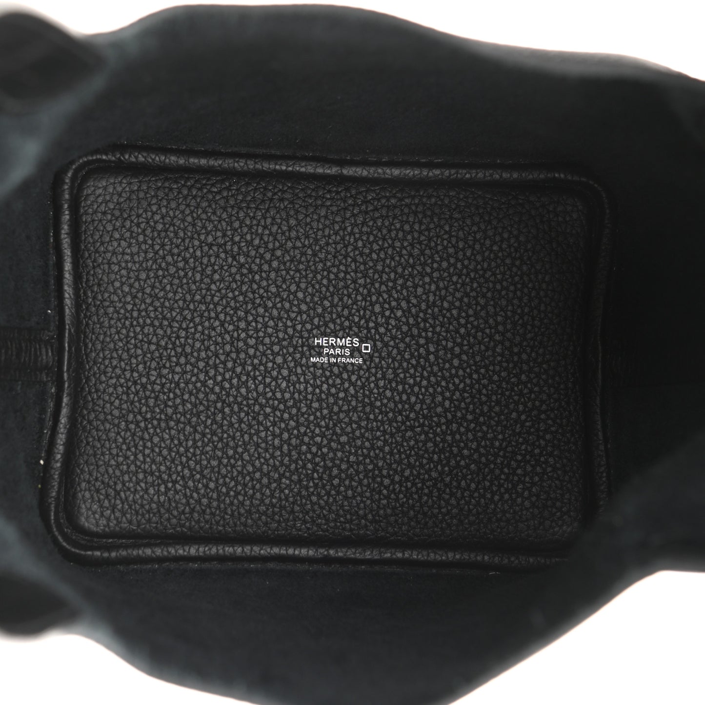Taurillon Clemence Matte Alligator Picotin Lock Touch 18 PM Black