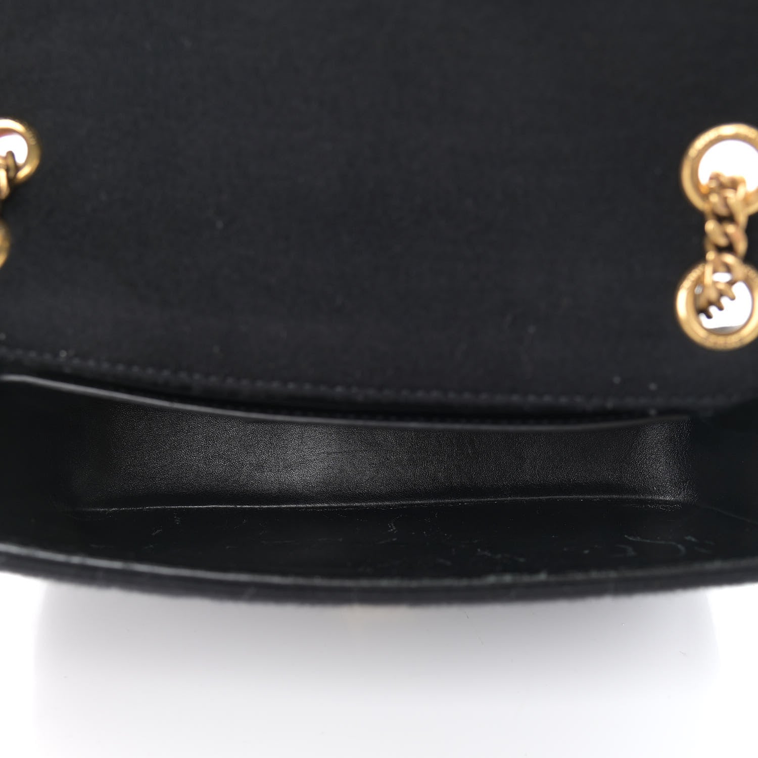 Saint Laurent Jersey Wool Patchwork Monogram Medium Jamie Baguette Black 5 of 12