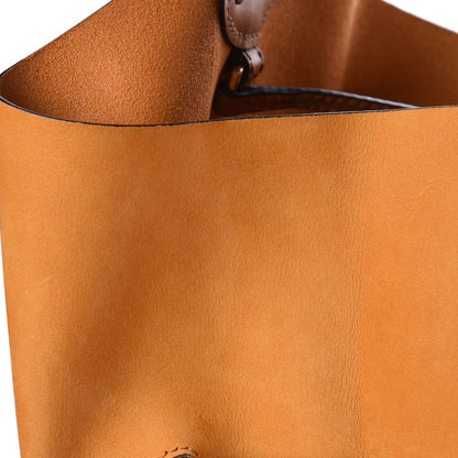 Burberry Suede Fringe Large Belgrove Bucket Bag Tan 11 of 16