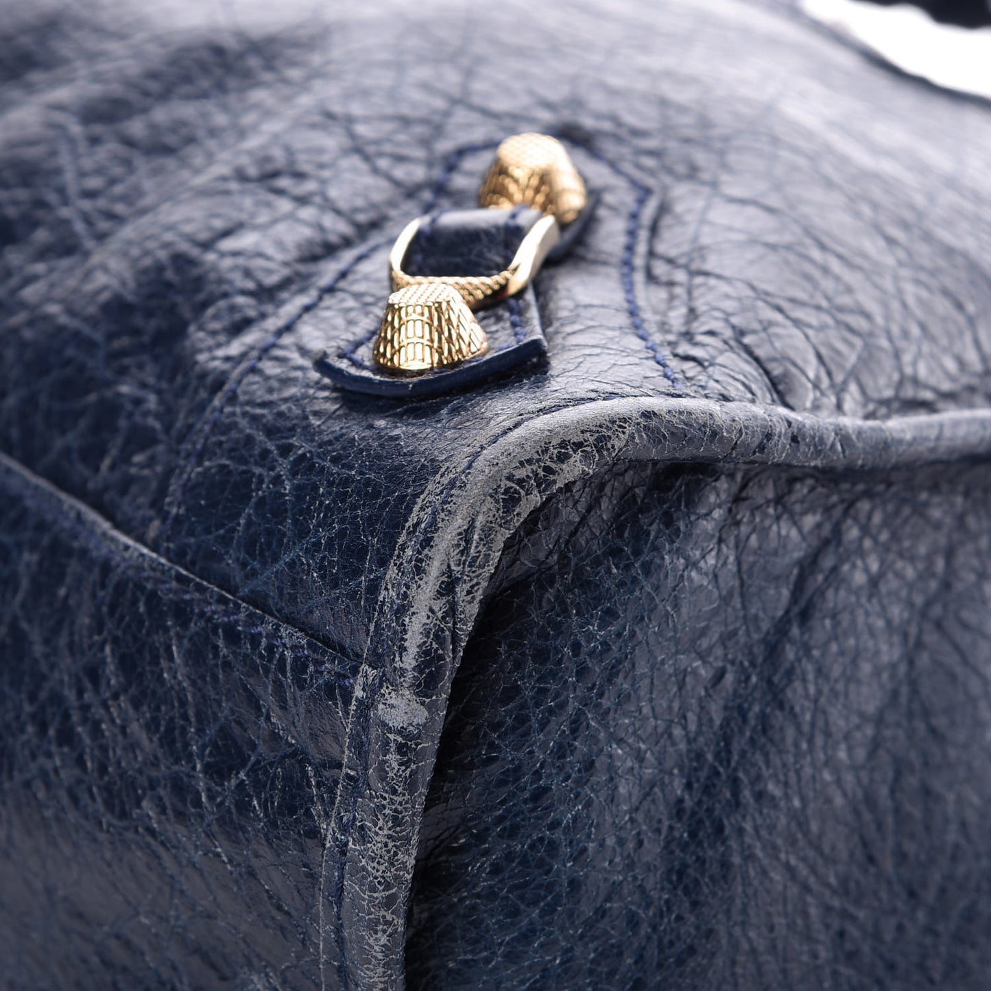 Agneau Giant 12 Gold Hardware City Bleu Mineral