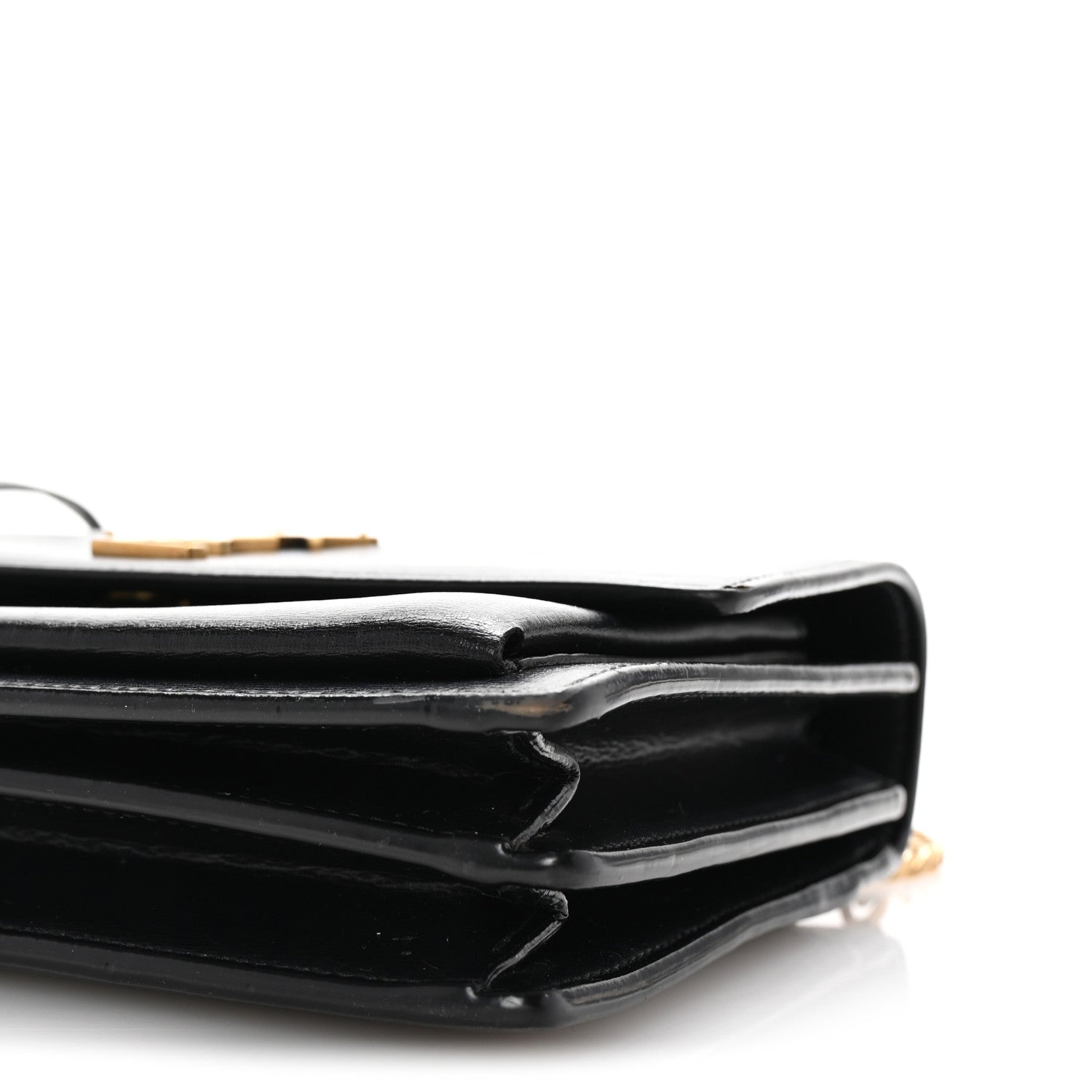 Saint Laurent Calfskin Medium Monogram Sunset Black 9 of 9
