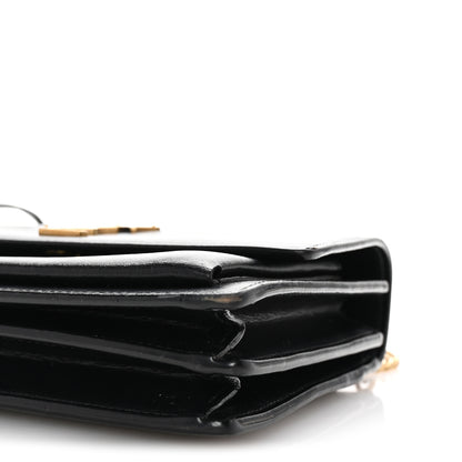 Saint Laurent Calfskin Medium Monogram Sunset Black 9 of 9
