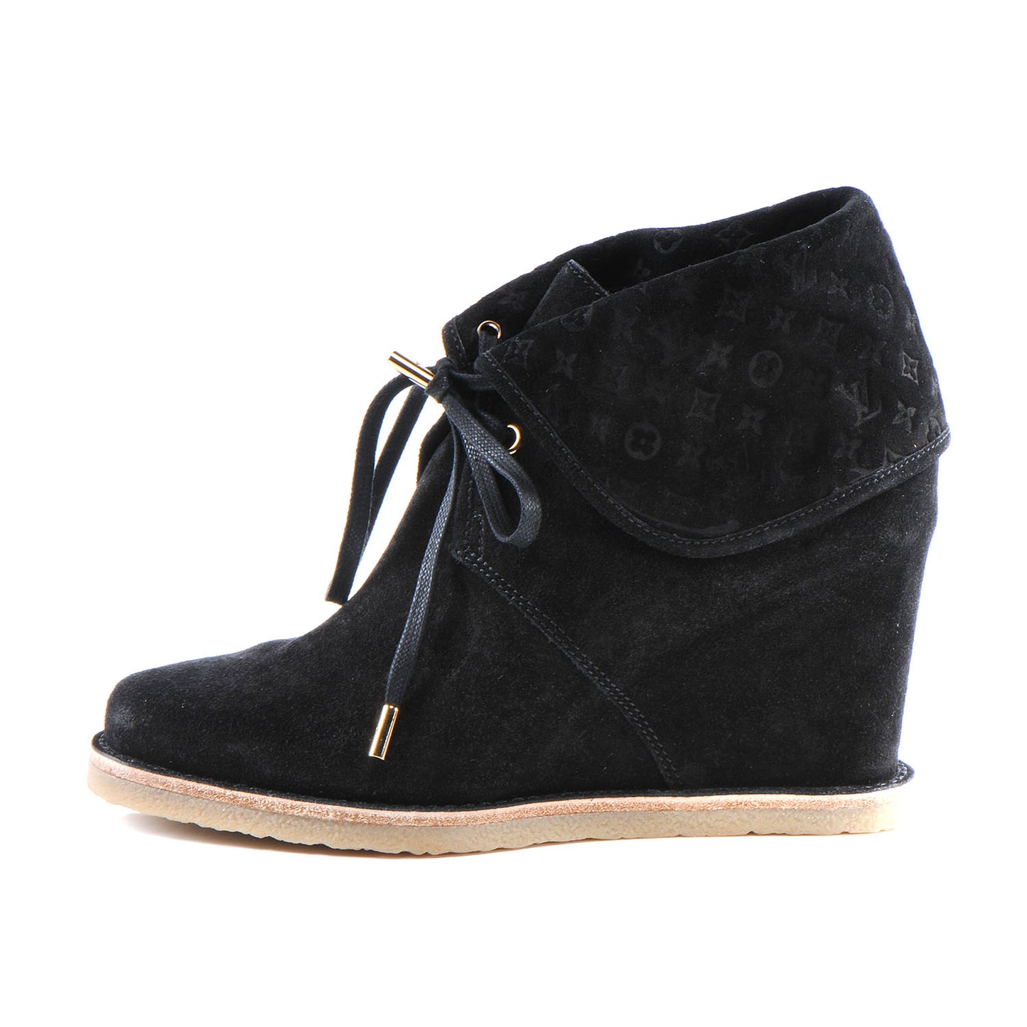 Suede Fauvist Low Boots 7.5 Black