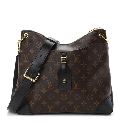Louis Vuitton Monogram Odeon MM Black 1 of 10