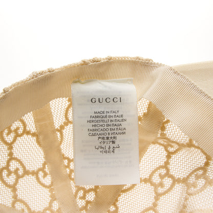 Gucci Mesh GG Monogram Shivali Baseball Hat XL Cream Ivory 8 of 8