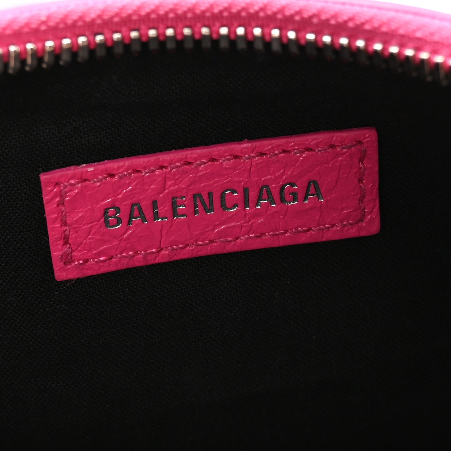 Agneau Arena Le Cagole Shoulder Bag XS Hot Pink