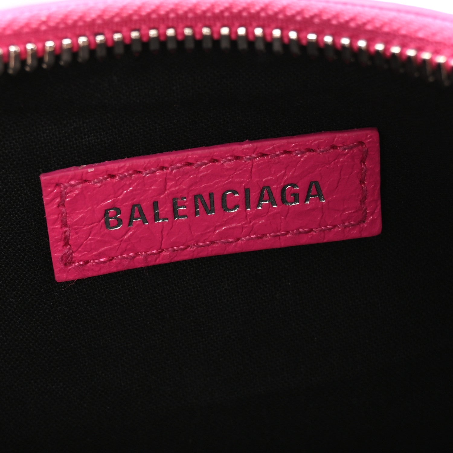 Balenciaga Agneau Arena Le Cagole Shoulder Bag XS Hot Pink 6 of 10
