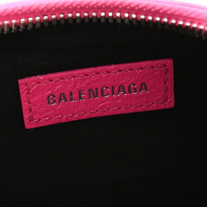 Balenciaga Agneau Arena Le Cagole Shoulder Bag XS Hot Pink 6 of 10