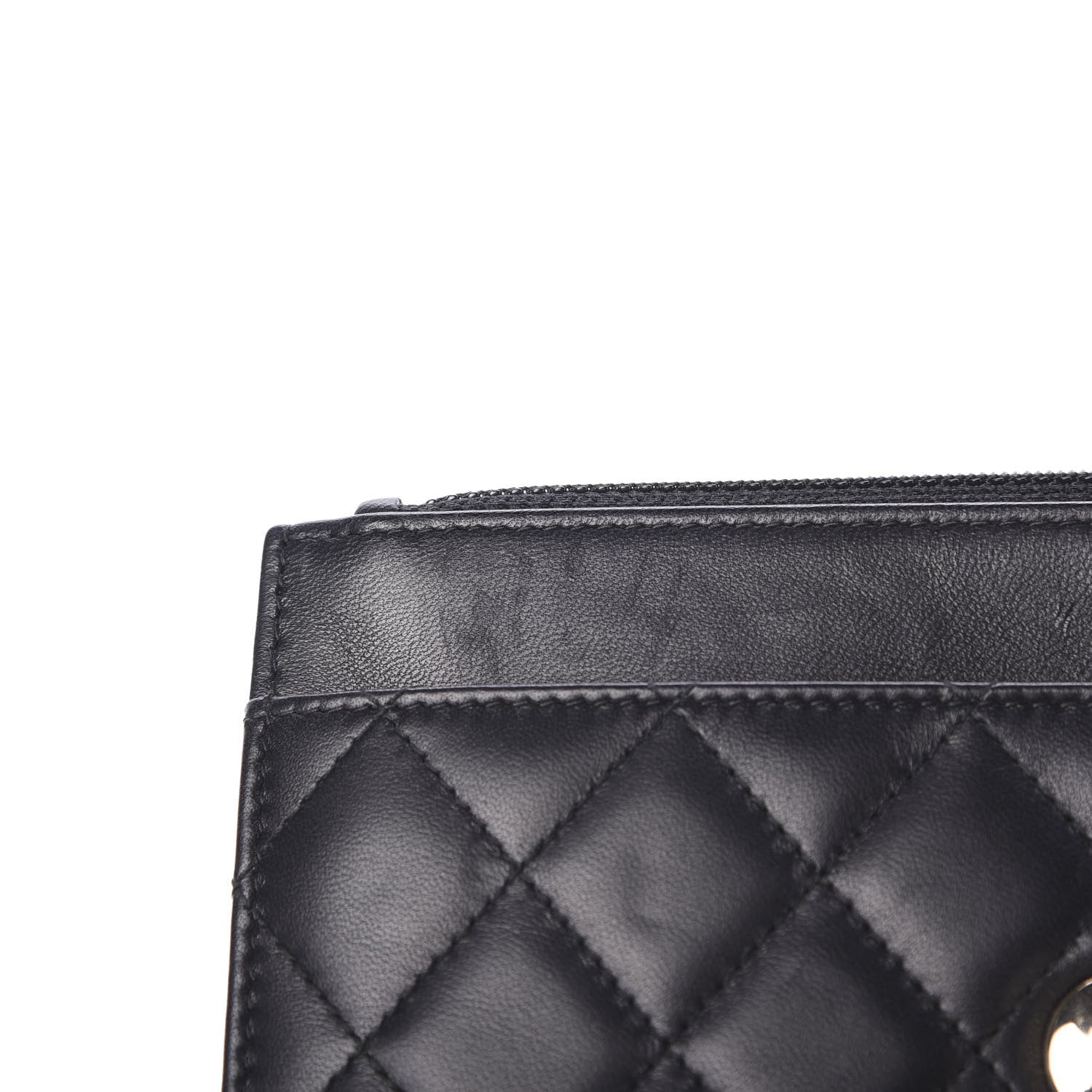 Chanel Lambskin Quilted Trendy CC Wallet On Chain WOC Black 9 of 13