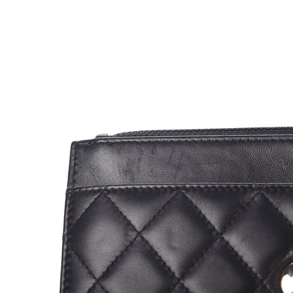 Chanel Lambskin Quilted Trendy CC Wallet On Chain WOC Black 9 of 13
