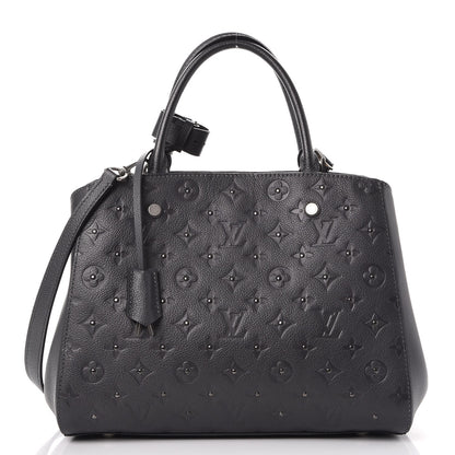 Louis Vuitton Empreinte Studded Montaigne MM Platine 1 of 7