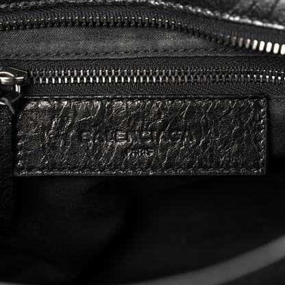 Balenciaga Agneau Silver Metallic Edge Hardware S City Black 6 of 9