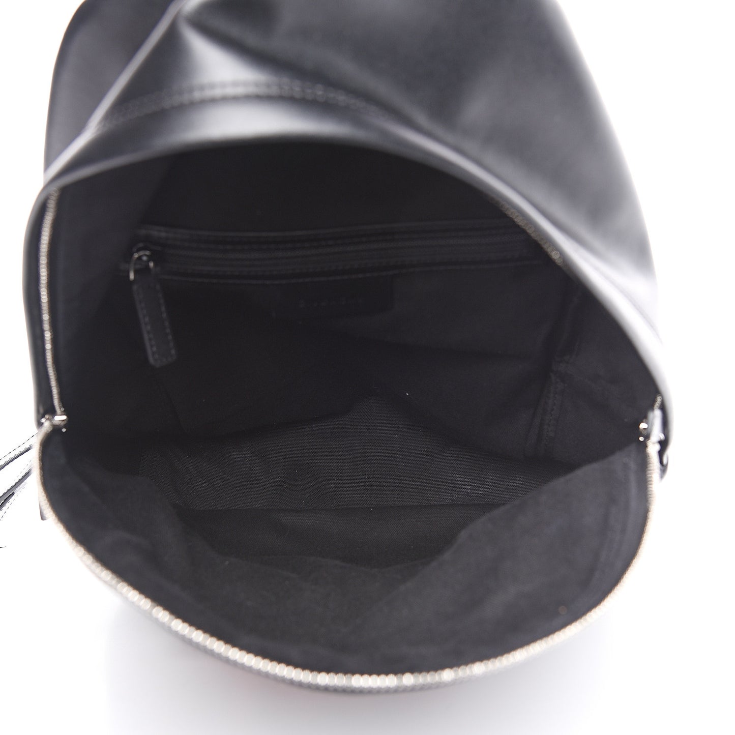 Calfskin Love Print Backpack Black