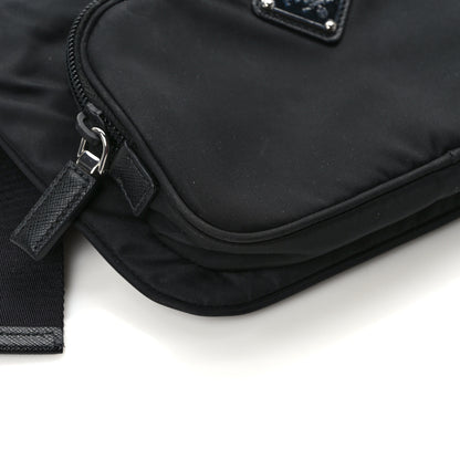 Prada Tessuto Nylon Saffiano Belt Bag Black 10 of 11