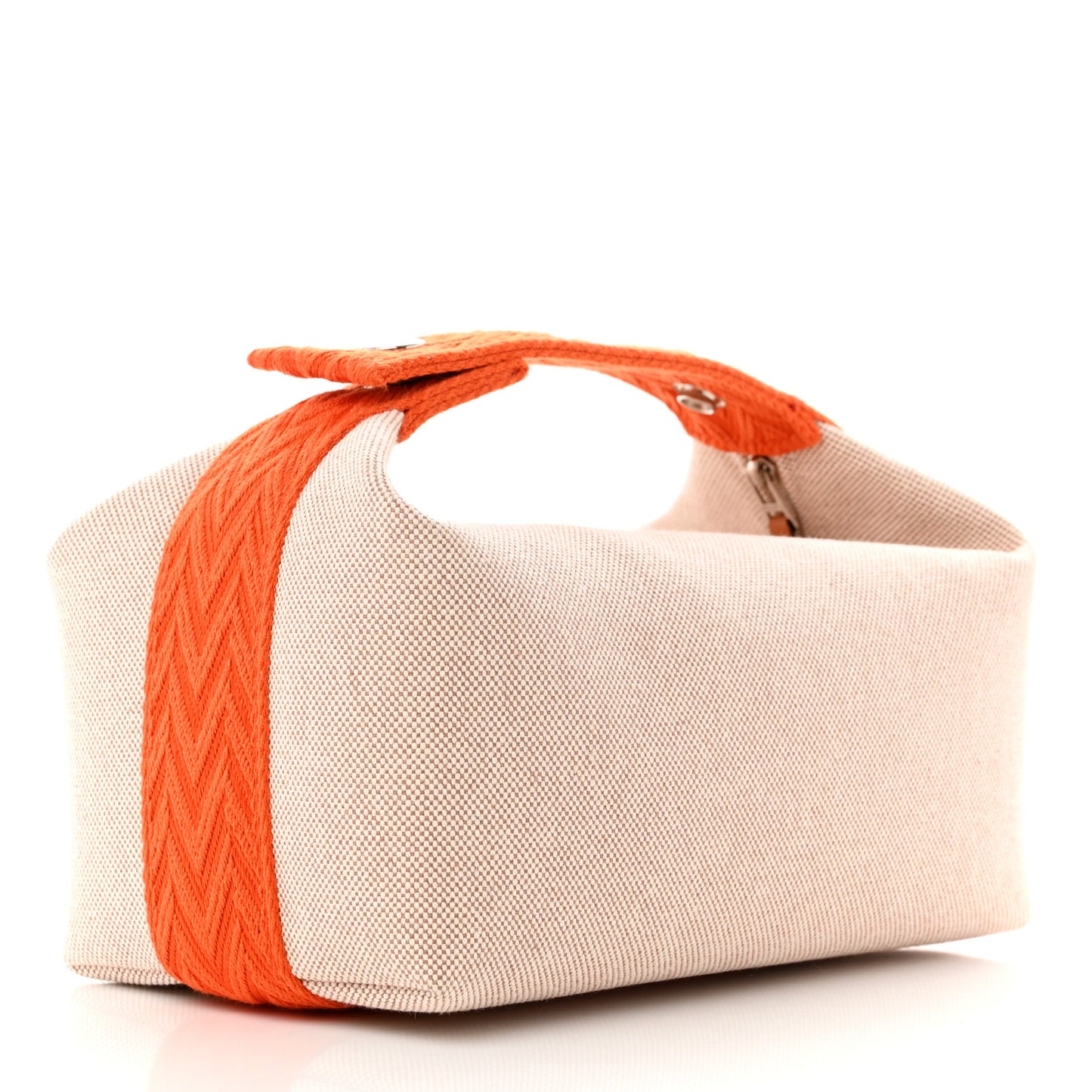 Canvas Small Bride-A-Brac Pouch Natural Orange