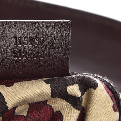 Gucci Guccissima Medium Horsebit Chain Hobo Dark Brown 7 of 13