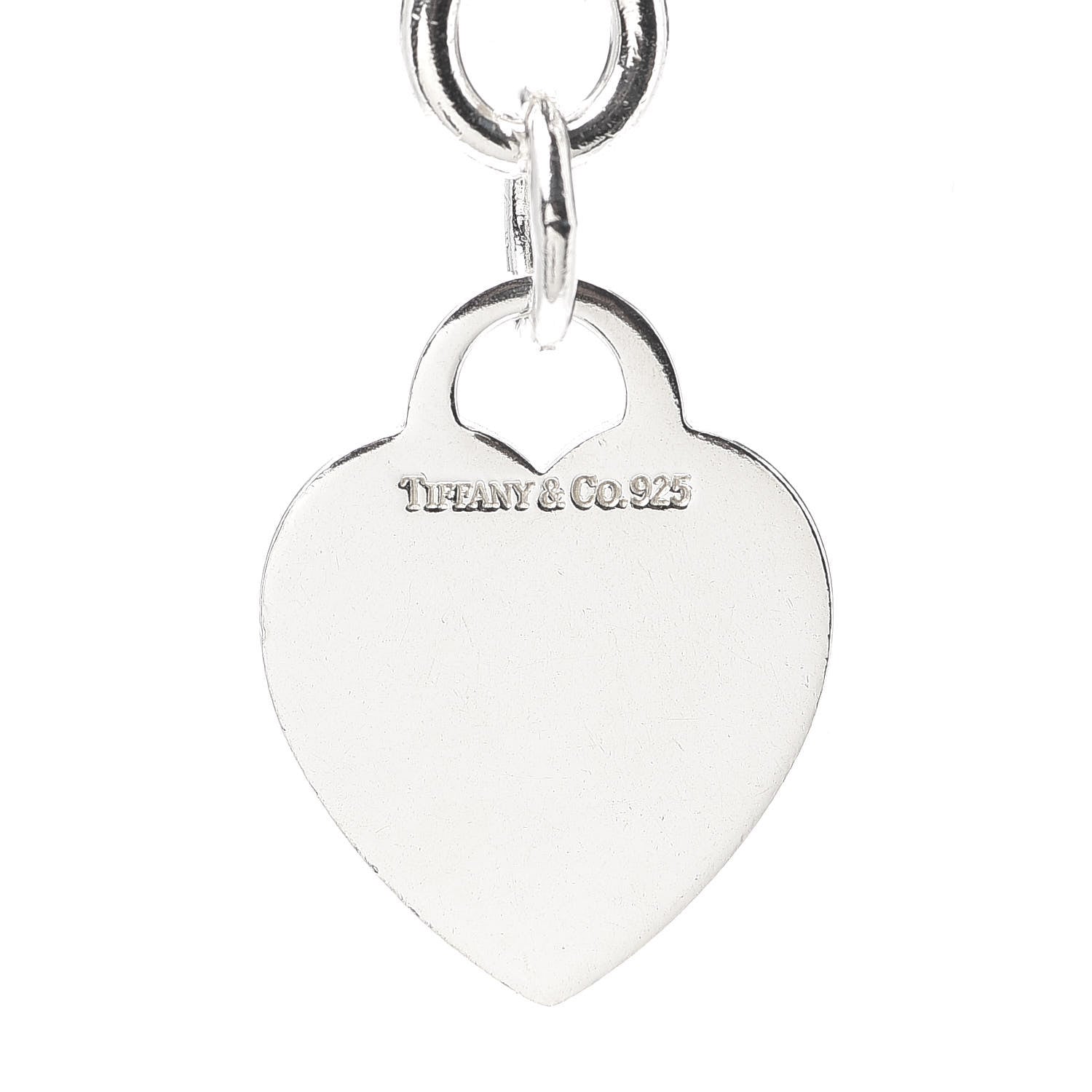 Tiffany Sterling Silver Heart Tag Toggle Necklace 5 of 6
