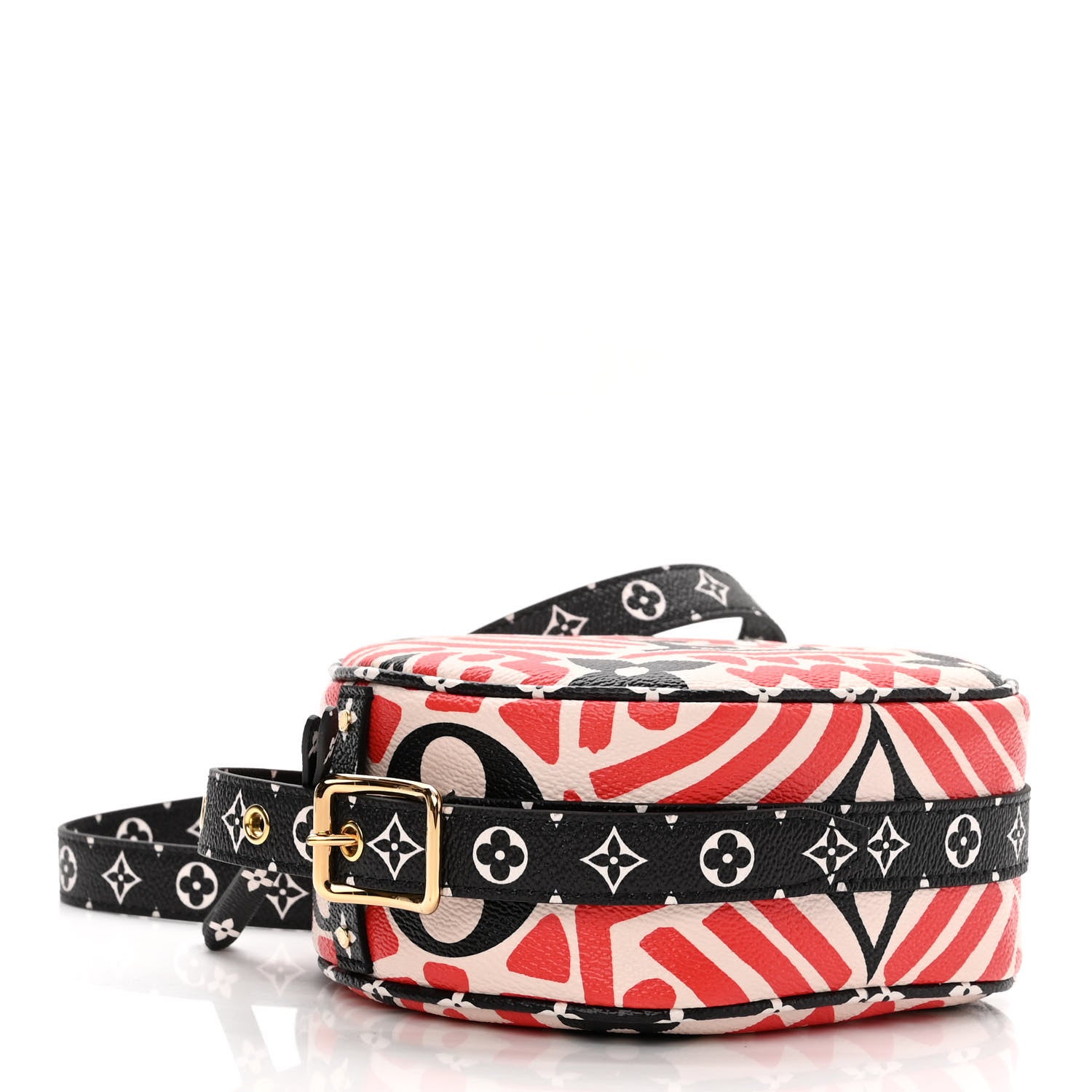Louis Vuitton Monogram Giant Crafty Boite Chapeau Souple PM Creme Rouge Black 4 of 9
