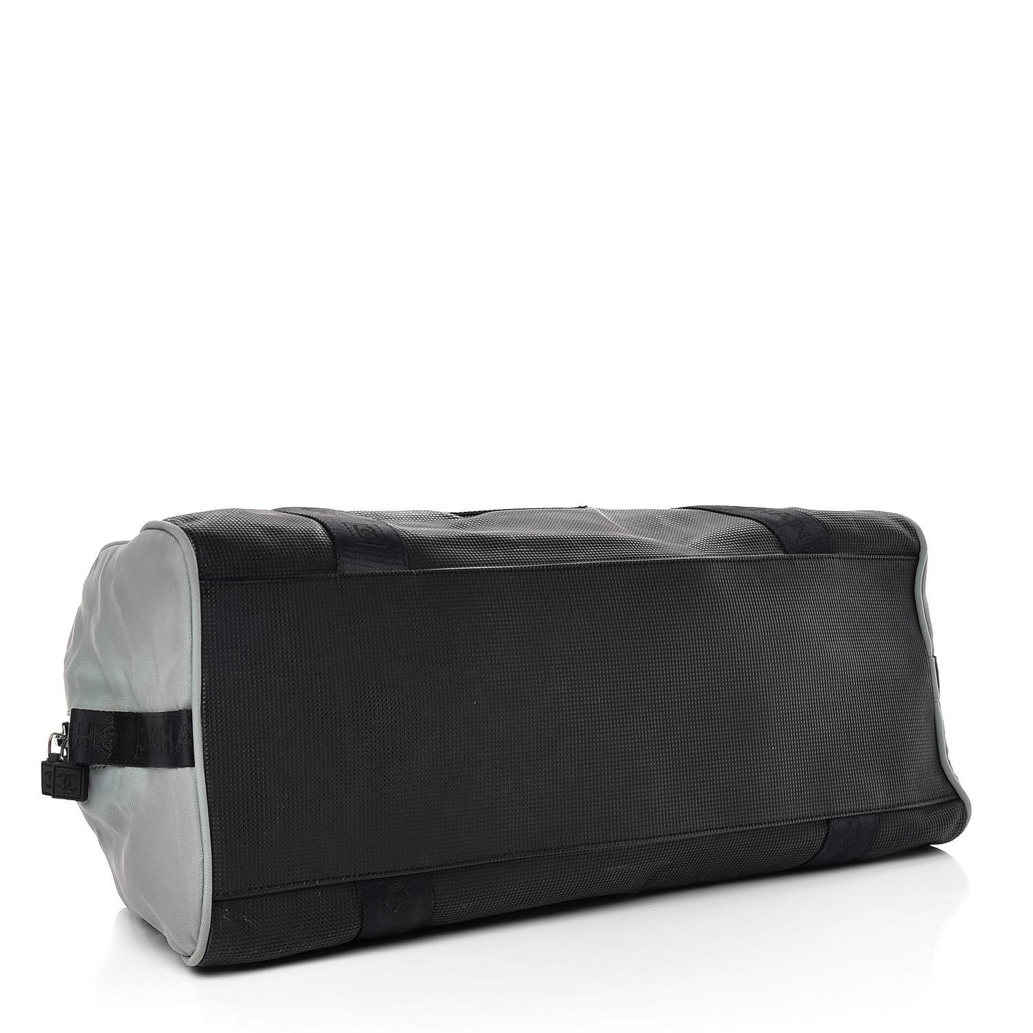 Nylon Sport Logo Duffel Black Blue