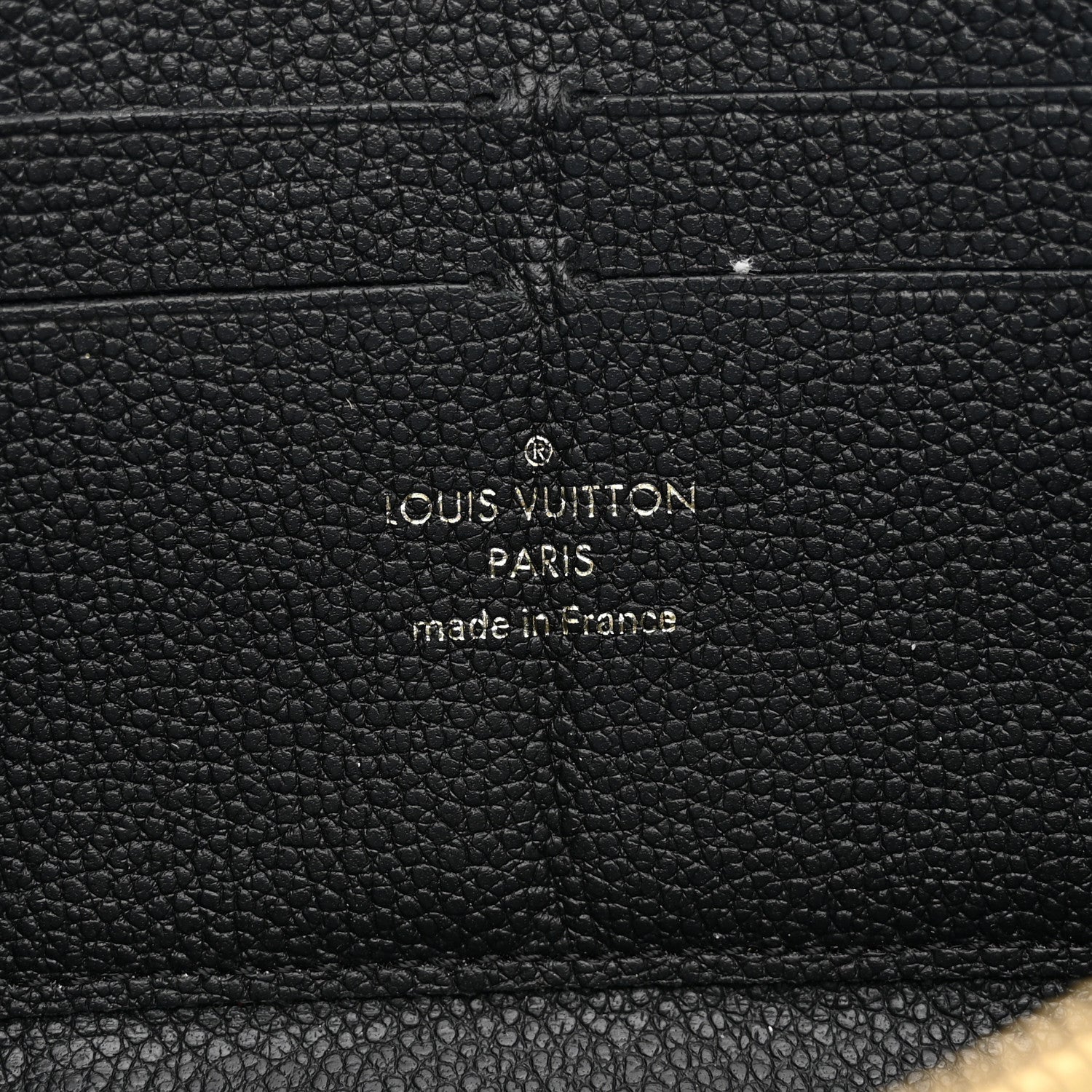 Louis Vuitton Empreinte Zippy Wallet Black 6 of 9