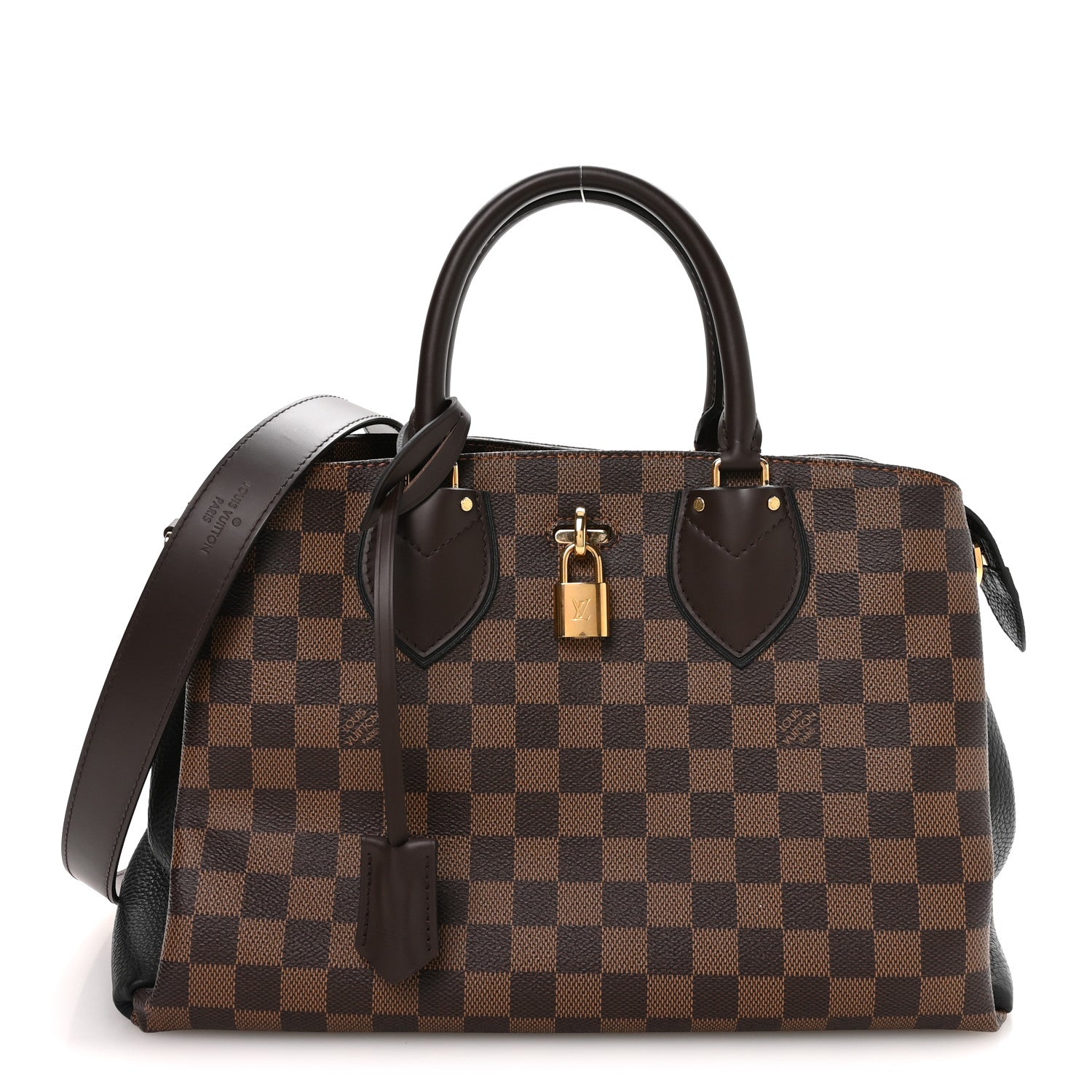 Louis Vuitton Cuir Taurillon Damier Ebene Normandy Black 1 of 10