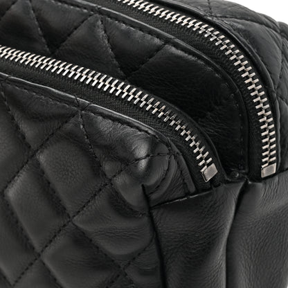 Chanel Calfskin Quilted Waist Bag Black 13 of 14